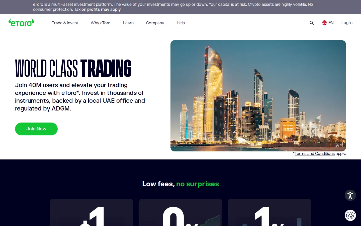 eToro screenshot